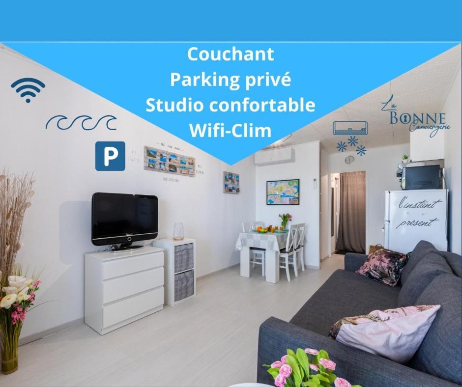 Апартаменты Le Marineland Clim Parking Prive Proche Centre Casino Et Palais Des Congres Ла-Гранд-Мот Экстерьер фото